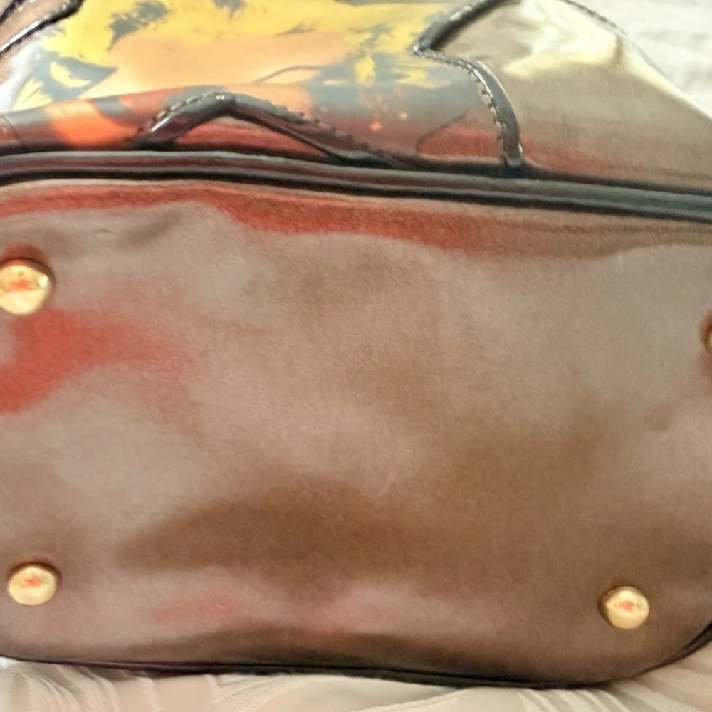 Loop Marilyn Monroe Graphic Print Satchel Top Handle Bag Small Zip Lined P